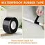 Self-Fusing Silicone Tape Waterproof Leaks Stop Repair Electrical Plumbing Insulation Tape Automotive Pipe Hose Bonding Tapes