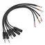 1/2/3/5Pcs 3.5mm Audio Cable Connector 2 3 4 Pole Mono Stereo Male Plug Female Jack Extension Wire AUX Headphone DIY Repair 30cm