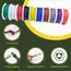 10 Colors in One 16-18-20-22-24-26-28-30 Gauge Silicone Electrical Wire 22 AWG Stranded Tinned Copper Hookup Wire Kit with Tools