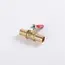 1/4 6mm 8mm 10mm12mm Ball Faucet Shutoff Ball Valve Hose Barb Inline Water Oil Air Gas Fuel Line Small Brass Ball Valve