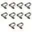 304 Straight D Shackle Short Stainless Steel Breaking D Rigging Shackle Hooks boat rigging hardware M4 M5 M6 M8 M10 M12 M14 M16