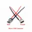 2/5Pcs Micro USB Type-C 2Pin Horizontal / Vertical 2P Simple Soldered Male Plug-in Board Quick Charging USB-C Connector