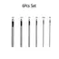 6pcs Leather Hole Punching Tools Steel Hollow Round Hole Puncher - Sharp, Durable Round Cutters For Watch Bands, Belt, Paper