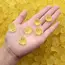10-30PCS Mini Fluorescence Chicken Moss Toy Microlandscape Miniature Chick Figurines Fairy Garden Accessories Home Decor Crafts