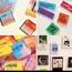 5/10pcs DIY Refrigerator Magnet High Transparent Acrylic Square Round with Magnetic Sheet Material Package Home Decor