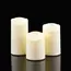 1 or 3 Pieces USB Charge Remote Control LED Decorative Moving Wick Candles,10/12.5/15 cm Rechargeable Dancing Church Candles