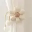 1/2pcs Flower Magnetic Window Curtain Buckle Curtain Rope Bundle Door Curtain Holdback for Bedroom Living Room Home Decor