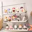 Transparent doll Display Cabinet, Dust-Proof Storage Box for Collectibles, doll and doll Display Rack, Stackable Storage Box