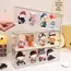 Transparent doll Display Cabinet, Dust-Proof Storage Box for Collectibles, doll and doll Display Rack, Stackable Storage Box