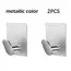 2pc/4pc bathroom clothes hooks, adhesive wall hooks, stainless steel towel racks, bathroom kitchen hardware, multi-purpose hooks