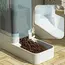 1pc/2pcs Automatic Dog Feeder/Water Dispenser, Plastic Gravity Dog Food And Water Dispenser Set