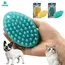 Oitabi Soft Rubber Pet Brush for Short Hair Dog & Cat Grooming Bathing Massaging Deshedding Multi-Function Wet or Dry Pets Brush