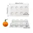 1pcs Pineapple Pear Peach Fruit Series Cake Silicone Mold Mango Orange Baking Mousse Mould Strawberry French Dessert Mousse Mold