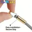 10 Sets Metal Rope Ends Stopper Cord End Lock Cap Hanging Bell Buckle DIY Bag Shoes Garment Lanyard Accessories