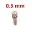 5pcs 6mm Quick Connect Mist Sprayer 0.1-0.6 Low Pressure Spray Nozzle Mist Sprayer Cooling Irrigation Nozzle Humidification Syst