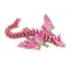15cm 3D Printed Dragon Movable Wings Office Desktop Accessory Creative Home Decor Perfect Christmas Present Holiday Gift Toy