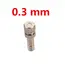 5pcs 6mm Quick Connect Mist Sprayer 0.1-0.6 Low Pressure Spray Nozzle Mist Sprayer Cooling Irrigation Nozzle Humidification Syst
