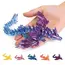 15cm 3D Printed Dragon Movable Wings Office Desktop Accessory Creative Home Decor Perfect Christmas Present Holiday Gift Toy
