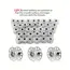 12/24PCS Stainless Steel Sewing Machine Bobbins - Durable Metal Construction for Brother Sewing Machine, Essential Sewing Craft