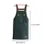 Hello Letter Printed Waterproof Apron Kitchen Cooking Home Large Pocket Storage Baking Shoulder Aprons Hotel Specific Practical