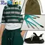10 Sets Metal Rope Ends Stopper Cord End Lock Cap Hanging Bell Buckle DIY Bag Shoes Garment Lanyard Accessories