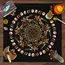 1PC Moonlight Flower Tarot Card Table Cloth, Altar Card Mat, Witchcraft Astrology Supplies Decorative Card Mat