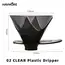 Heat-resistant  Coffee Dripper 1-2Cups Crystal Eye Pour Over Coffee Dripper