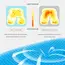1PC Breathable Summer Honeycomb Gel Cushion Relieve Tailbone Back Pressure Pain for Home Office Car Wheelchair Seat Pad