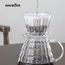 Heat-resistant  Coffee Dripper 1-2Cups Crystal Eye Pour Over Coffee Dripper