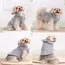 Soft Fleece Pet Dog Clothes Cute Hoodie Coat For Small Medium Dogs Cats Autumn Winter Puppy Hooded Jacket Sweater Pug Apparel