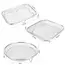 New Durable Stackable Air Fryer Rack Non-Stick Stainless Steel Airfryer Tray Grill Basket Kitchen Gadgets