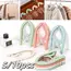 5/10pcs Folding Travel Hangers Portable Random Color Plastic Non Slip Closet Drying Rack Space Saving Home For Dress Pants Suit