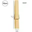 50pcs DIY Mini Wooden Clips Handmade Craft Decorative Photo Clips Clothespin Craft Decoration Pegs Home Office DIY Toy