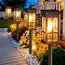 Waterproof Bright Solar Pathway Lights Energy Efficient LED Landscape Lamps for Yard Garden Walkway Driveway Night Illumination