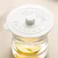3Pcs Silicone Mug Glass Cup Cover Sealing Protective Lid Heat Temperature Preserve For Tea/Coffee/Milk With Convex Handle-9.5cm