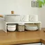 1/2pcs Kitchen Stretchable Cabinet Shelf Cupboard Separated Storage Rack Countertop Organizer Spice Organizer Shelf Save Space