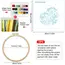 1pc 20X20CM/15X15CM 7.87/6.3inch Beautiful Scenery Embroidery Starter Kit DIY Kit DIY Embroidery Kit Manualidades Craft Painting