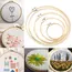 8/10/13/15/18/30cm Embroidery Hoop DIY Needlecraft Cross Stitch Machine Bamboo Frame Ring Round Loop Hand Household Sewing Tools