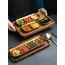 1/4 Pcs Stainless Steel Divided Seasoning Sauce Dip Bowl, 1/2/3/4 Compartment Korean Ketchup Sauce Bowl, Vinegar Soy Spice Condiment Tray for Home Restaurant