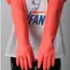 1Pair Lengthen Dishwashing Cleaning Silicone Gloves Rubber Dish Washing Glove Scrubber  for Household Kitchen Clean Tool