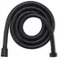 1.5/2/3M Stainless Steel Shower Hose Black/Silver Long Bathroom Shower Water Hose Extension Plumbing Pipe Showerhead Tube
