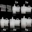 10Sets 2.8mm Automotive Electrical Connector Kit 2/3/4/6/9 Pin Waterproof Male Female Terminals for Car Motorcycle Wiring