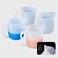 500ml Silicone Cup with Handle Scale DIY Epoxy Resin Glue Mixed Pigments Making Tools Reused Easy to Clean Soft Measuring Cup