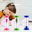 2 Minute Hourglasses Timer With Suction Cup 6*2.5cm Shower Tooth Brushing Sandglass Timer Children Time Toy Home Decor