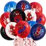 12pcs 6pcs Cartoon Spider Theme 12inch Latex Balloons Air Globos Boys Birthday Party Decorations Kids Baby Shower Party Supplies