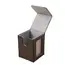 PU Window Collection Box Magnetic Closure Stain-resistant Trading Card Storage Box Moisture-proof with Lid Card Deck Box