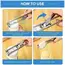 1/2Pcs Heavy Duty Stainless Steel Adjustable Multi Function Labor Saving Bottle Jar Can Opener Easy Grip Kitchen Tool Accessorie