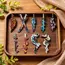 4/9pcs Demon Slayer Nichirin Sword Enamel Pin Set Anime Katana Brooches, Tanjiro, Zenitsu, Inosuke Themed Lapel Pins Collection