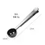 2-in-1 Stainless Steel Coffee Measuring Coffee Scoop Multifunctional Food Sealing Clip Tea Milk Powder Scoop Coffee Accessories