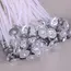 100Pcs Multi Size Cotton Wick Glass Bottle Aromatherapy Clear Empty Bottle Candle Wick Diy Candle Making Tool